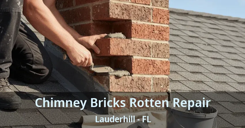 Chimney Bricks Rotten Repair Lauderhill - FL