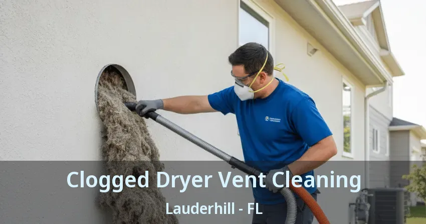 Clogged Dryer Vent Cleaning Lauderhill - FL