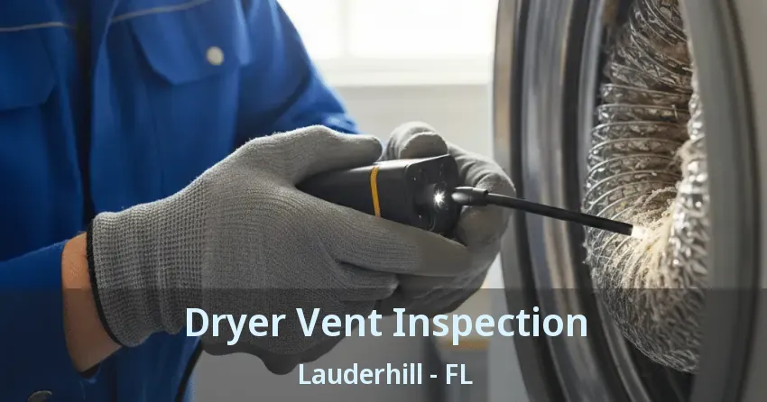 Dryer Vent Inspection Lauderhill - FL