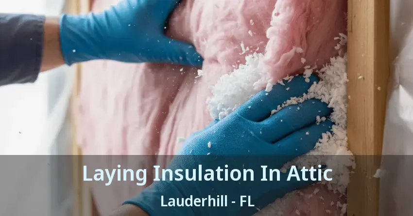 Laying Insulation In Attic Lauderhill - FL