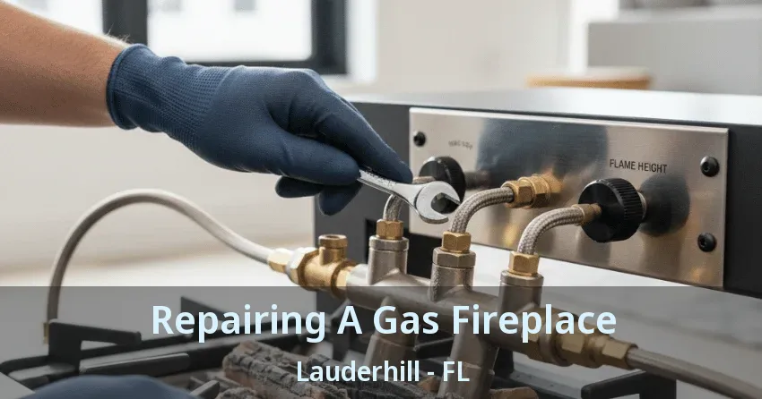 Repairing A Gas Fireplace Lauderhill - FL