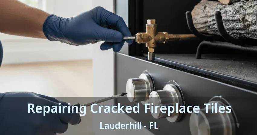 Repairing Cracked Fireplace Tiles Lauderhill - FL